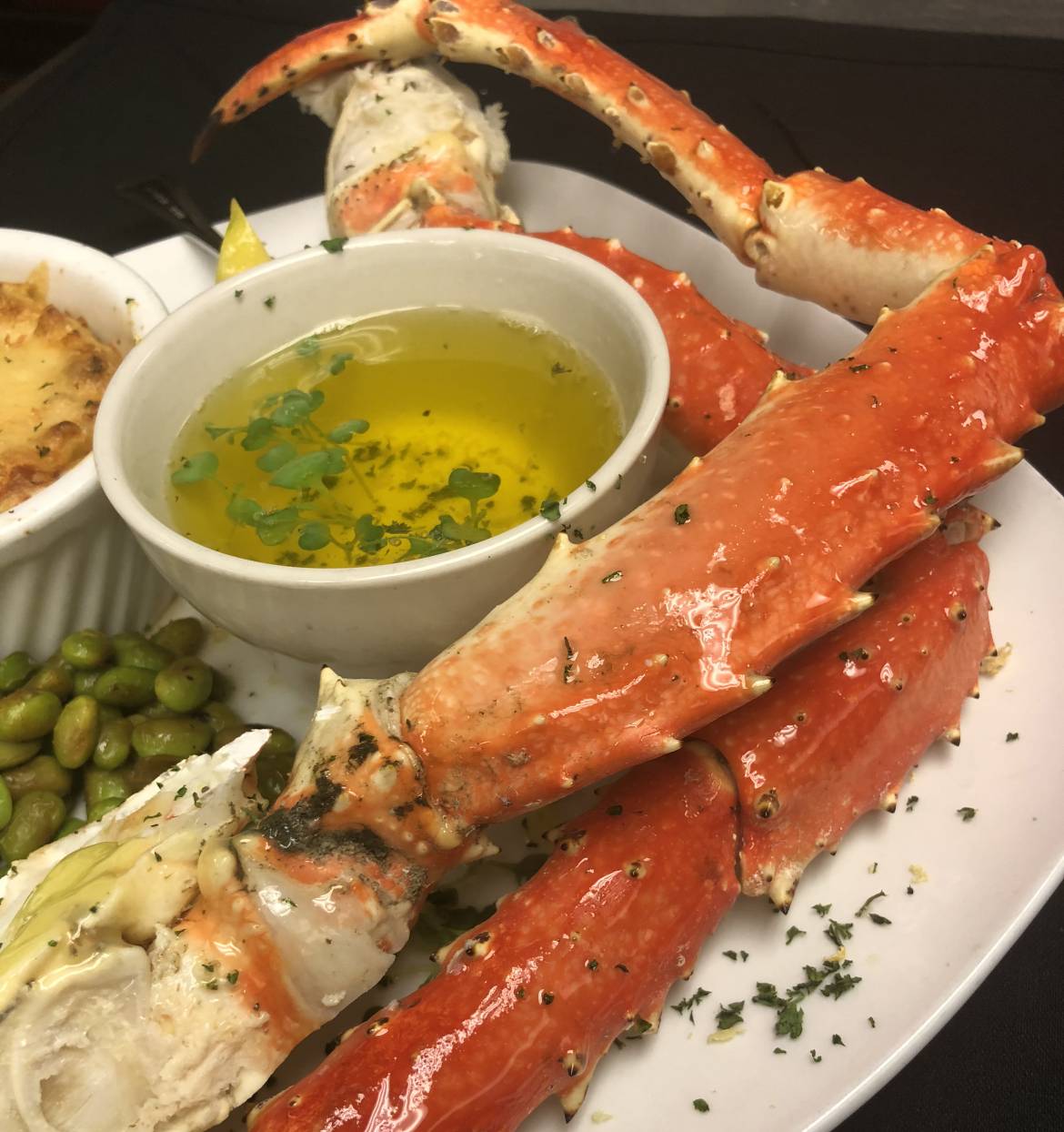 Alaskan King Crab Legs Crop Fins Seafood And Grille